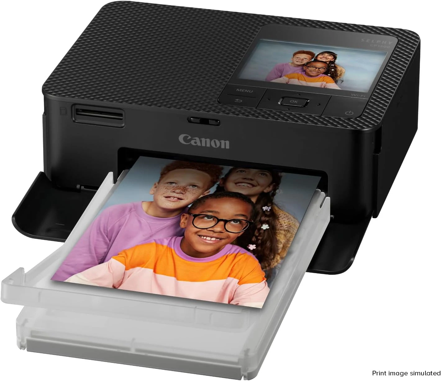Imprimante Canon SELPHY CP1500 avec photographie imprimée