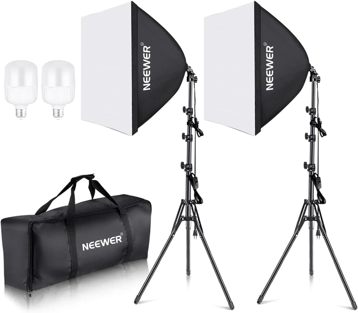 Kit Neewer composé de deux softbox et de pieds